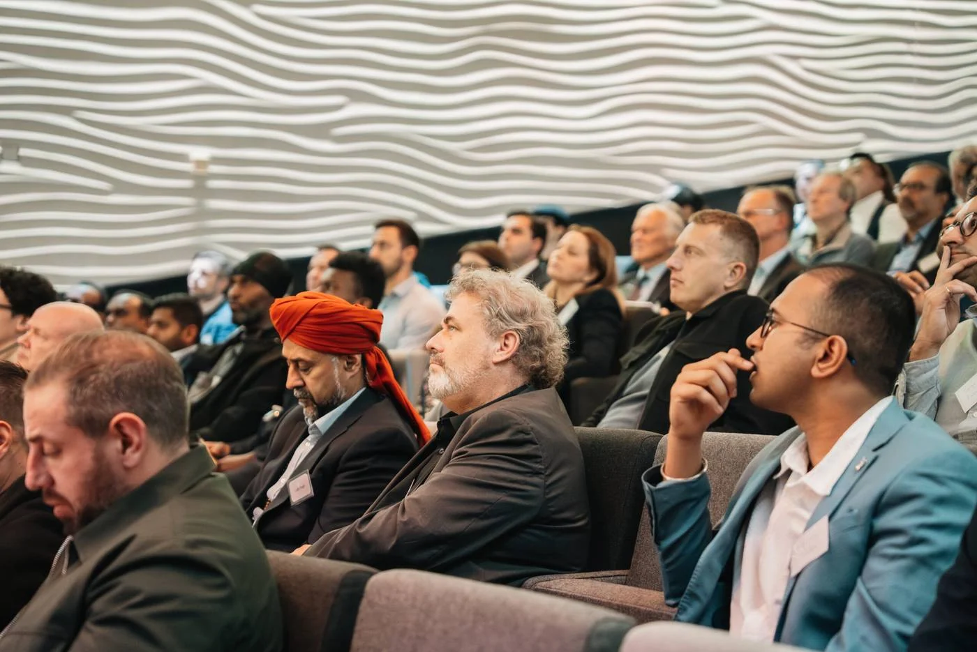Investors at a Sustainable Wealth Group investment summit